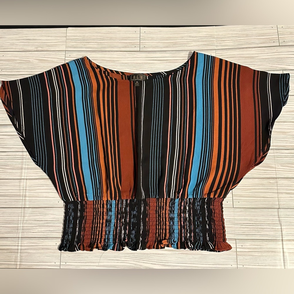 Striped Multicolor Women's Top